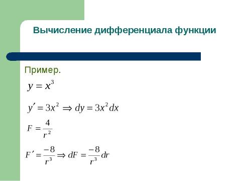 Презентация на тему "Дифференциал и интеграл" по математике