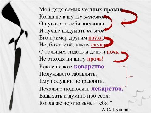 Презентация на тему "Стихотворные размеры" по литературе