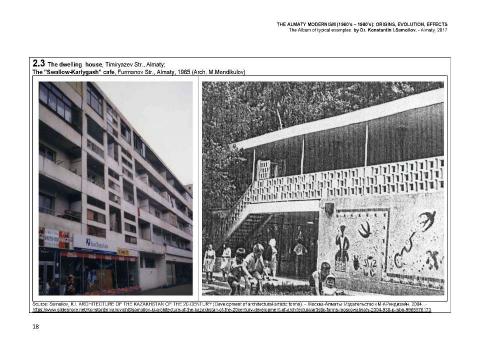 Презентация на тему "The Almaty Modernism (1960’s – 1980’s): origins, evolution, effects / The Album of typical examples by Dr. Konstantin I.Samoilov. - Almaty, 2017. – 67 p." по МХК