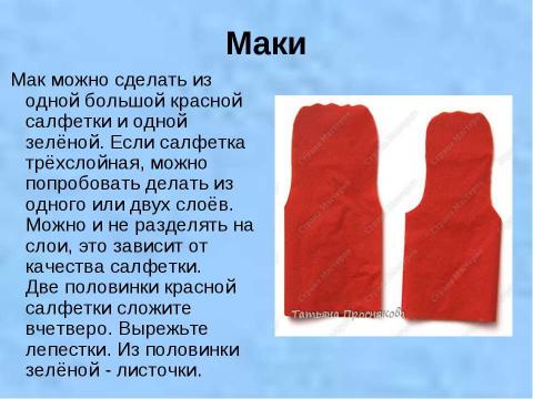 Презентация на тему "Парад цветов" по технологии