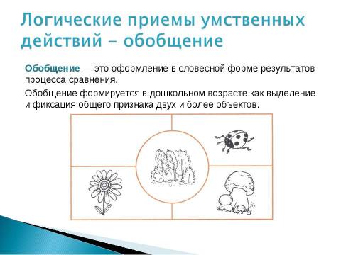 Презентация на тему "Логическое мышление дошкольников" по педагогике