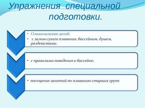 Презентация на тему "Этапы и двигательные навыки в обучении плаванию детей" по обществознанию