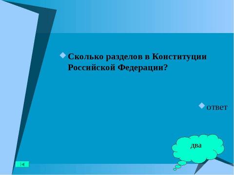 Презентация на тему "Основной закон государства" по педагогике