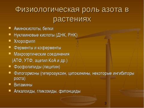 Презентация на тему "Физиологические основы применения азотных удобрений" по биологии