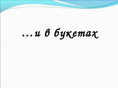 Презентация на тему "Неувядающий букет" по технологии