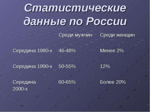 Презентация на тему "Курение - как социальная проблема 21 века" по ОБЖ