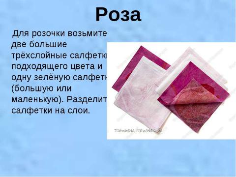 Презентация на тему "Парад цветов" по технологии