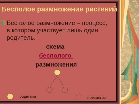 Презентация на тему "Размножение растений. Оплодотворение" по биологии