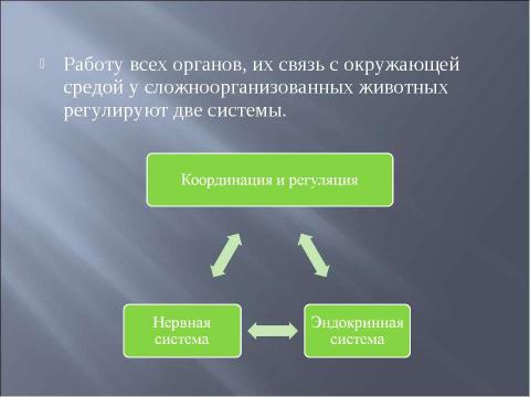 Презентация на тему "Координация и регуляция 6 класс" по биологии