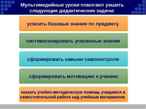 Презентация на тему "Мультимедийная презентация на уроке как методический прием " по информатике