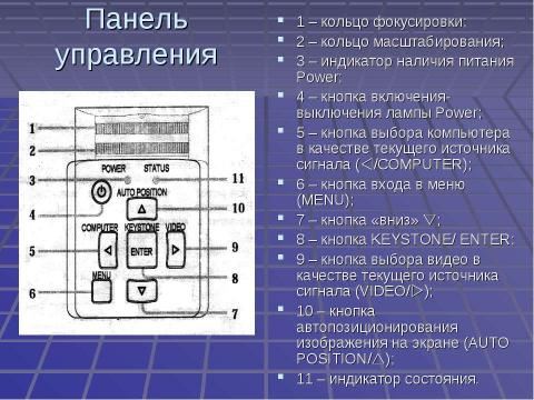 Презентация на тему "Проектор" по обществознанию