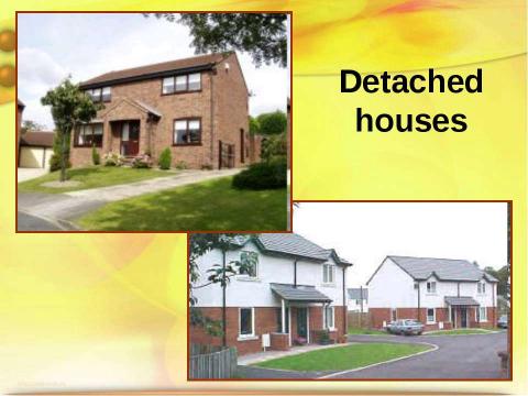 Презентация на тему "Typical English Houses" по английскому языку