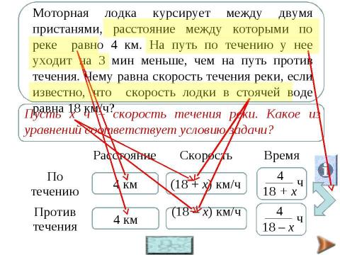 Презентация на тему "Решение задач с помощью дробно-рациональных выражений" по математике