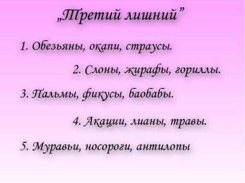 Презентация на тему "Природные зоны Африки 7 класс" по географии