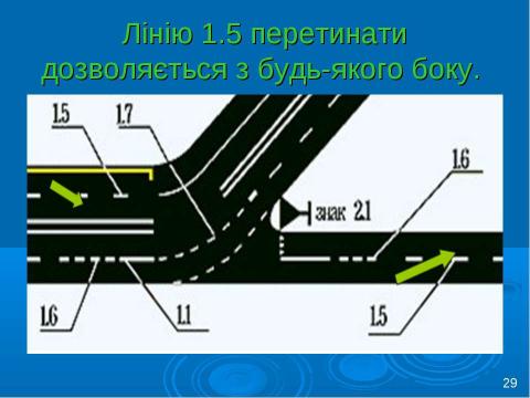 Презентация на тему "Дорожня розмітка" по ОБЖ