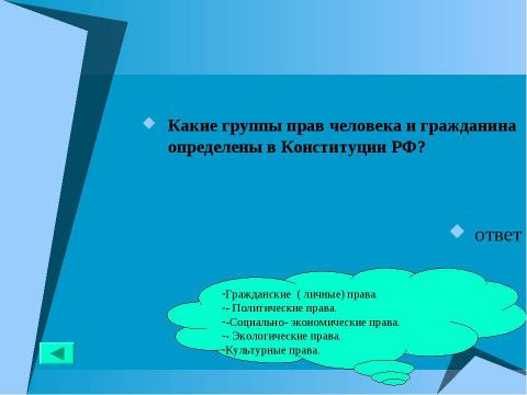 Презентация на тему "Основной закон государства" по педагогике