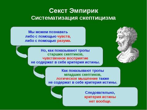 Презентация на тему "Античный скептицизм" по философии