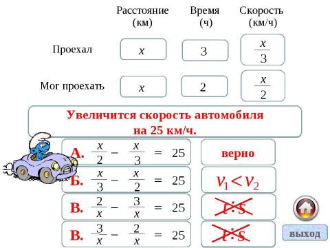 Презентация на тему "Решение задач с помощью дробно-рациональных выражений" по математике