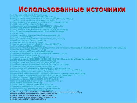 Презентация на тему "Урок - путешествие в зимний лес" по русскому языку