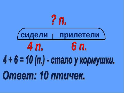 Презентация на тему "Число 10. Состав числа 10" по начальной школе