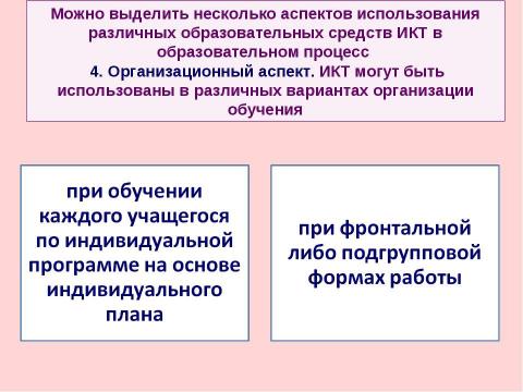 Презентация на тему "Критерии и показатели, связанные с ИКТ, ЭОР и ИОС" по педагогике