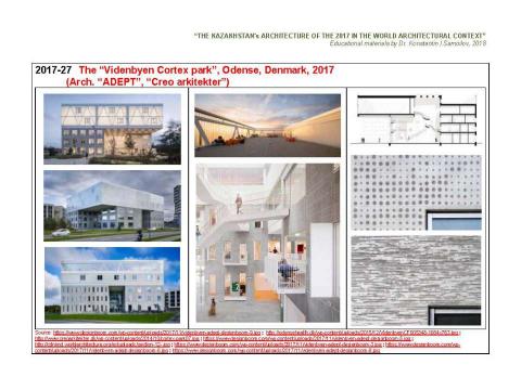 Презентация на тему "The Kazakhstan’s architecture of the 2017 in the World architectural context / The Album of typical examples by Dr. Konstantin I.Samoilov. – Almaty, 2018. – 138 p." по МХК