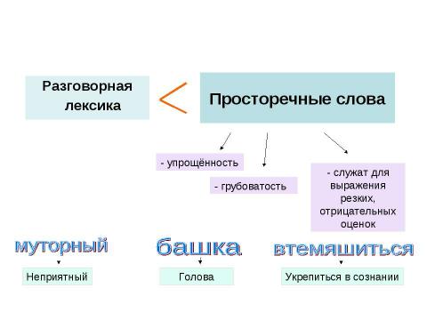 Презентация на тему "Употребление стилистически ограниченной лексики" по русскому языку