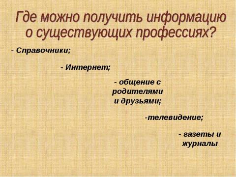 Презентация на тему "Выбор профессии (9 класс)" по обществознанию