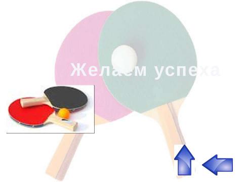 Презентация на тему "Методический материал по спортивным играм «Настольный теннис»" по обществознанию