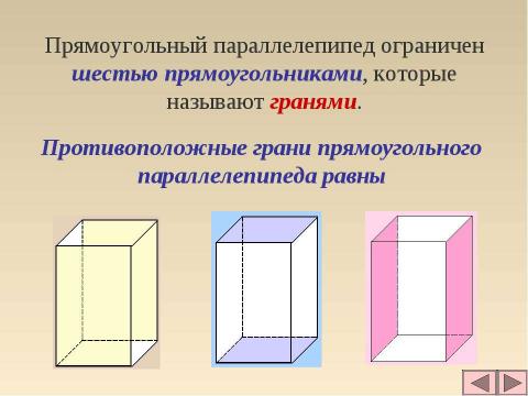 Презентация на тему "Параллелепипед и его объем" по математике