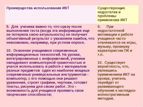 Презентация на тему "Критерии и показатели, связанные с ИКТ, ЭОР и ИОС" по педагогике