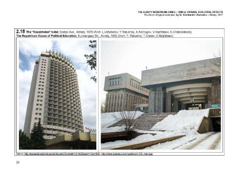 Презентация на тему "The Almaty Modernism (1960’s – 1980’s): origins, evolution, effects / The Album of typical examples by Dr. Konstantin I.Samoilov. - Almaty, 2017. – 67 p." по МХК