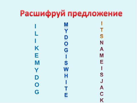 Презентация на тему "Теперь я знаю алфавит" по английскому языку