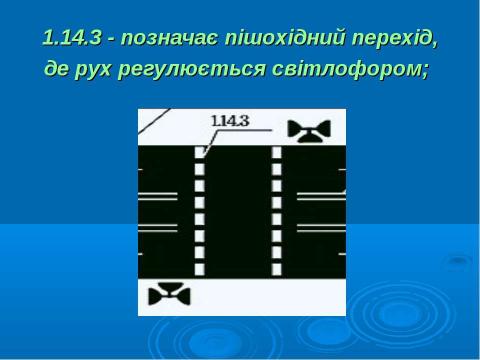 Презентация на тему "Дорожня розмітка" по ОБЖ