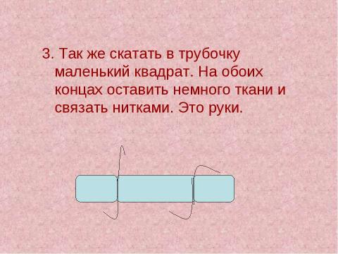 Презентация на тему "Технология изготовления куклы-куватки" по технологии