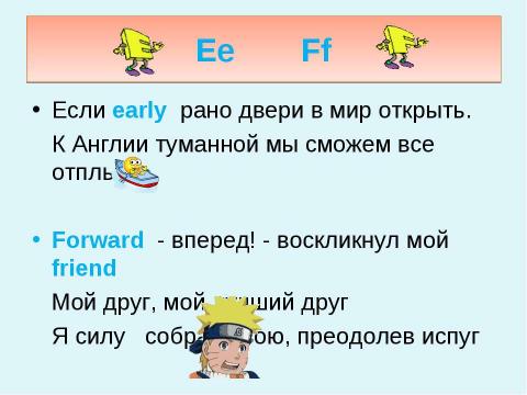 Презентация на тему "Теперь я знаю алфавит" по английскому языку