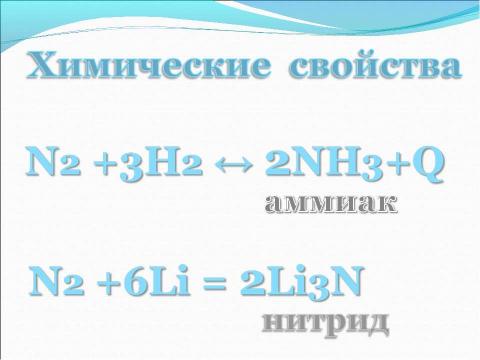 Презентация на тему "Азот и его свойства" по химии