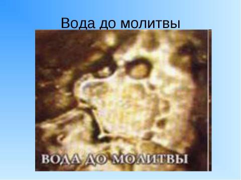 Презентация на тему "Структура живой воды 4 класс" по окружающему миру