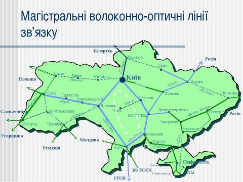 Презентация на тему "Телекомунікації в Україні" по информатике