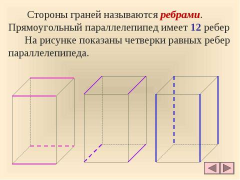 Презентация на тему "Параллелепипед и его объем" по математике