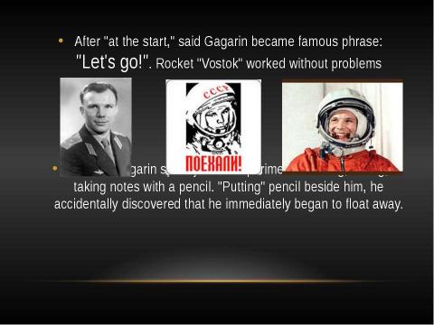 Презентация на тему "Yuri Gagarin" по английскому языку