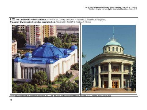 Презентация на тему "The Almaty Modernism (1960’s – 1980’s): origins, evolution, effects / The Album of typical examples by Dr. Konstantin I.Samoilov. - Almaty, 2017. – 67 p." по МХК