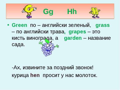 Презентация на тему "Теперь я знаю алфавит" по английскому языку