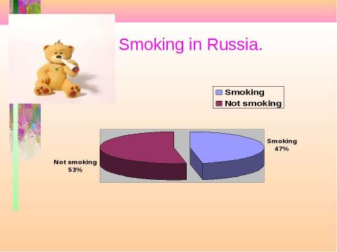 Презентация на тему "The problem of smoking" по английскому языку