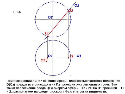 Презентация на тему "сечение поверхности" по геометрии