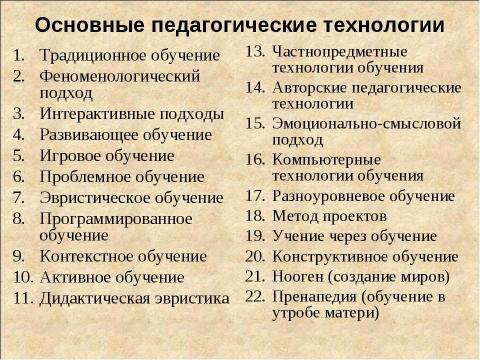 Презентация на тему "Активные технологии обучения" по педагогике