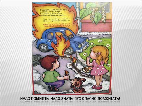 Презентация на тему "Отчего может возникнуть пожар. Правила эти помните дети" по детским презентациям