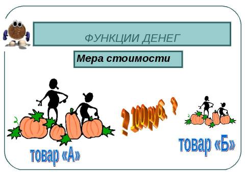 Презентация на тему "Деньги и их функции" по экономике