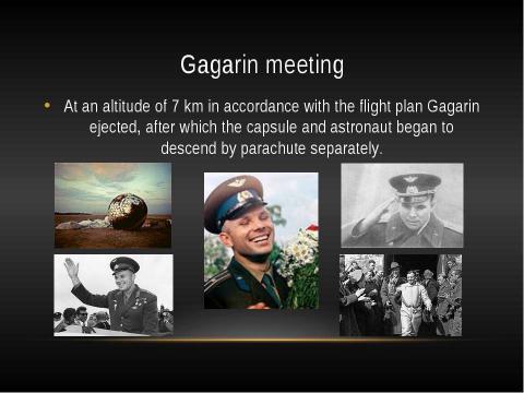 Презентация на тему "Yuri Gagarin" по английскому языку