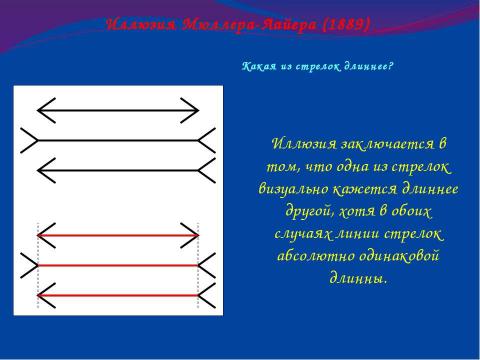 Презентация на тему "Оптические иллюзии или Обман зрения" по физике